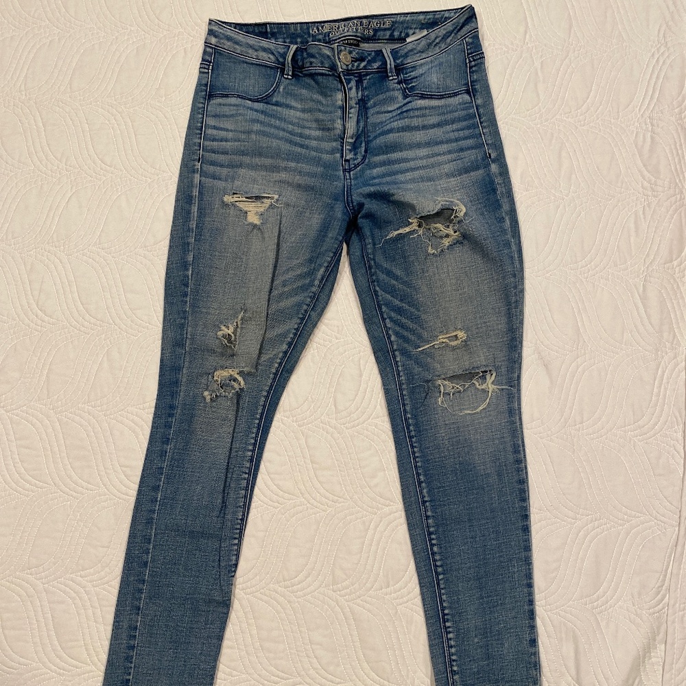 American Eagle Outfitters super stretch “sky high jeggings”